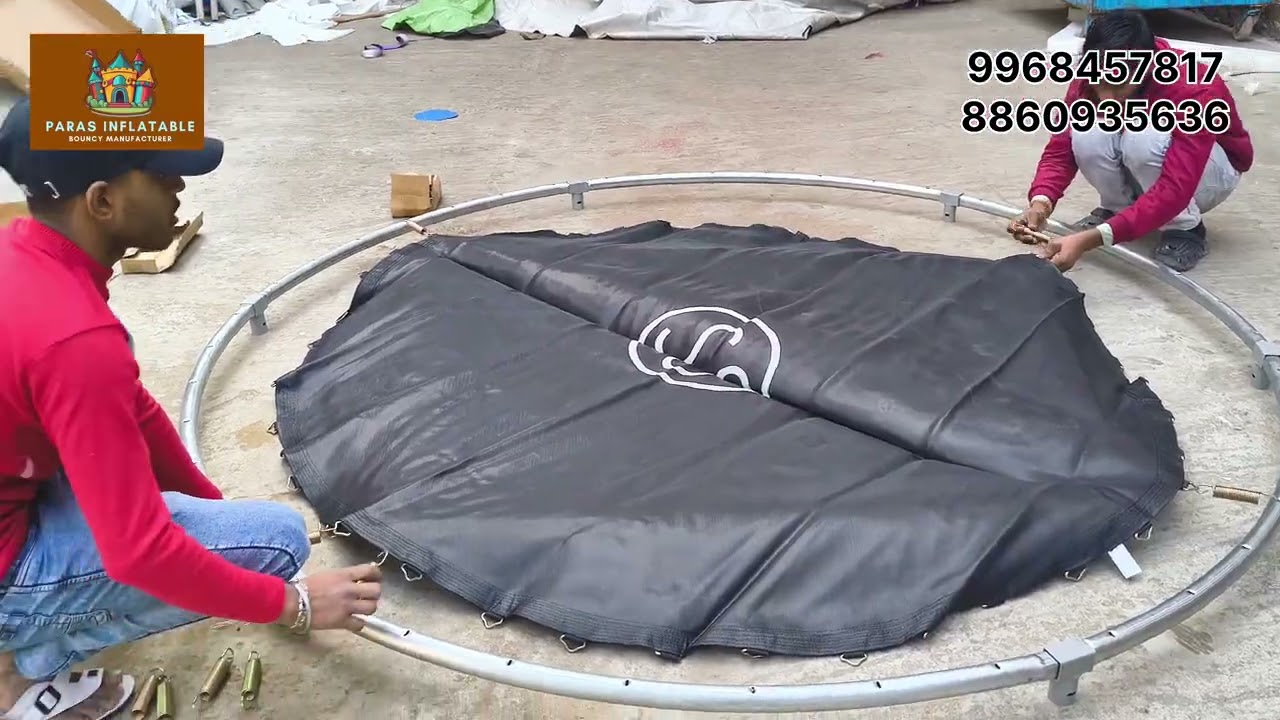 Trampoline full how to setup installation #trampoline #reels 