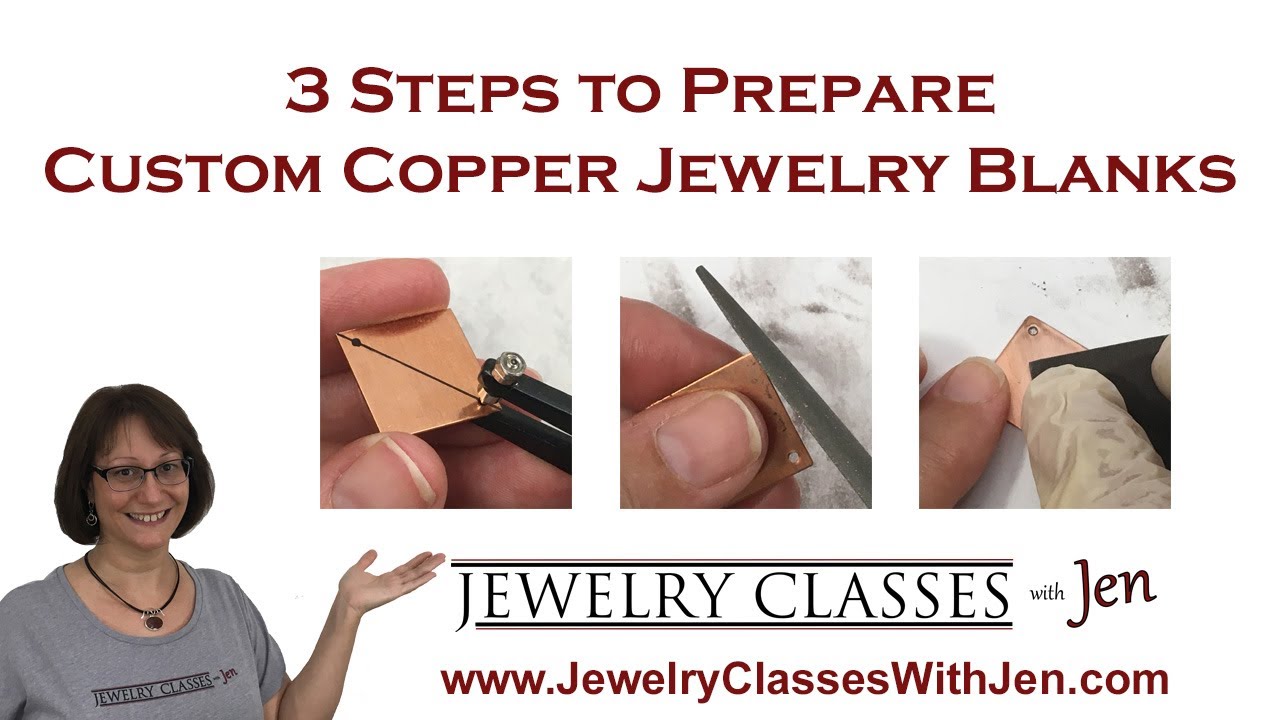 How to Prepare Copper Blanks for Jewelry Making