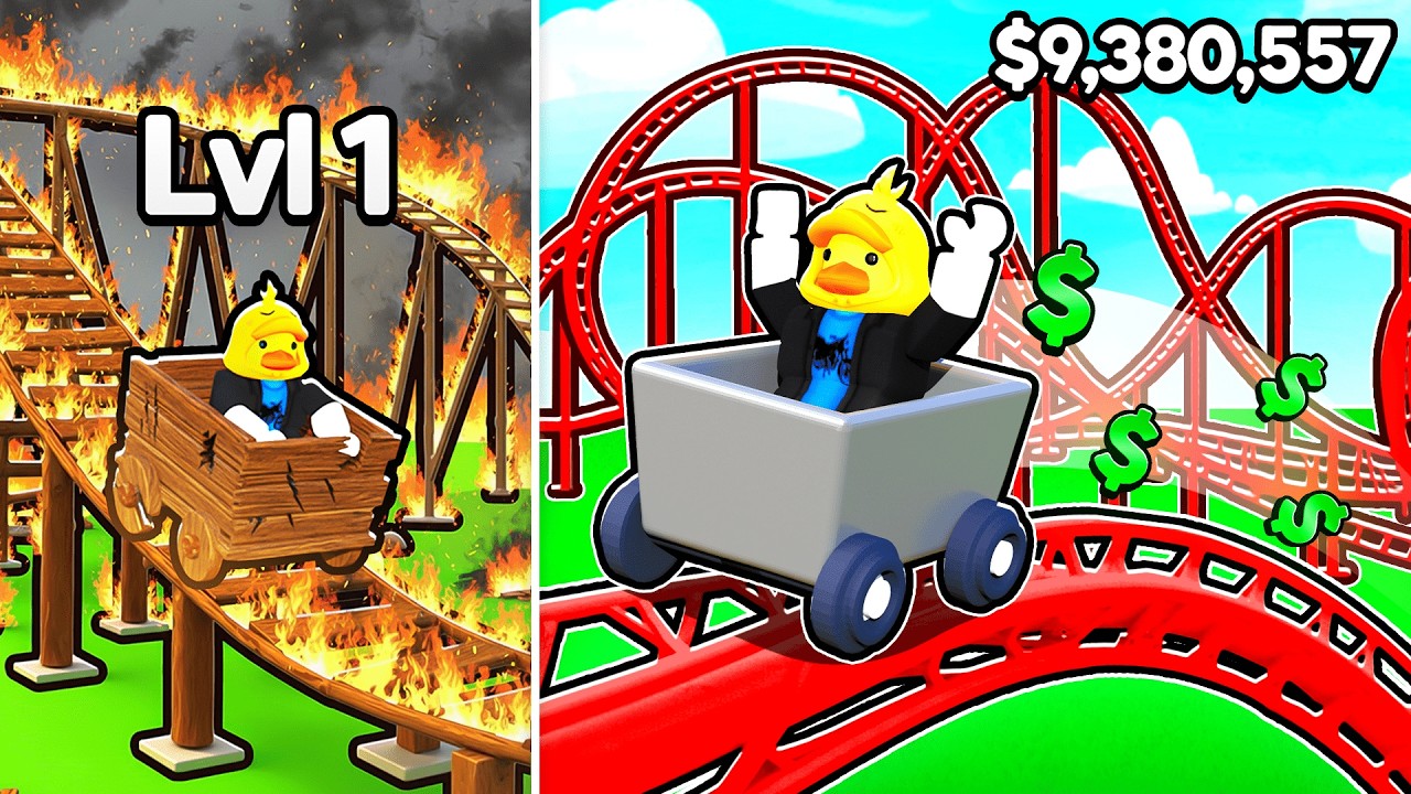 I Went From Broke to RICH Theme Park in Roblox!