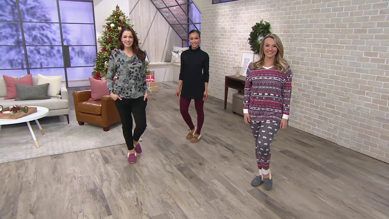 Clarks Women's or Men's Suede Moccasin Slippers on QVC
