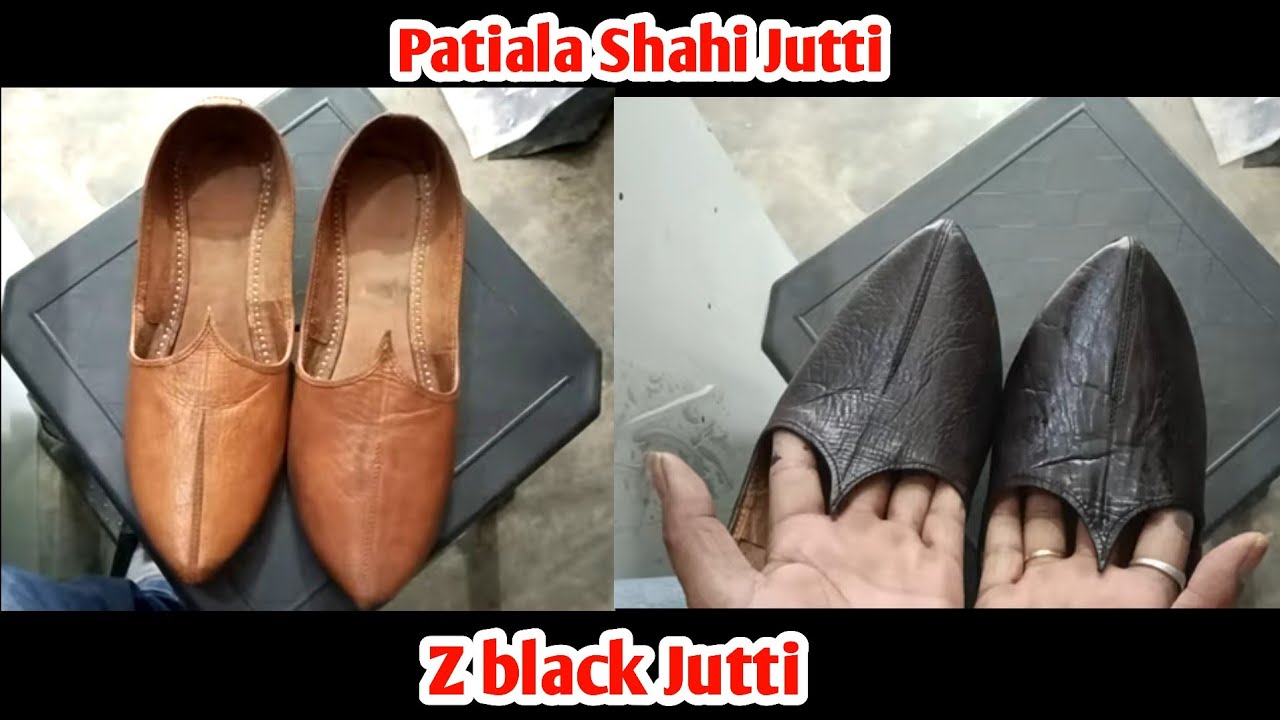 Patiala Shahi Jutti | Z black Jutti | Punjabi Jutti ka Color Kaise Change kare