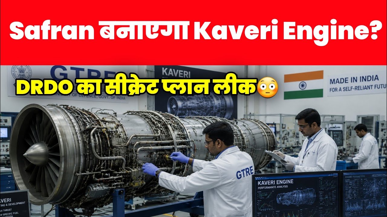 Safran बनाएगा Kaveri Engine - DRDO's secret Plan on Fighter Jet engine 