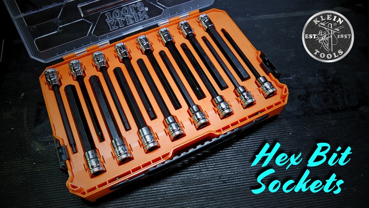 Обзор набора из 16 длинных шестигранных бит Klein Tools 652216HEXL (стандарты SAE и метрические).