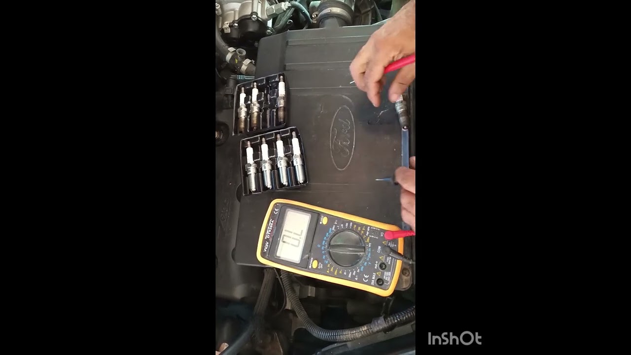 Medi&ccedil;&atilde;o da resist&ecirc;ncia da vela de igni&ccedil;&atilde;o