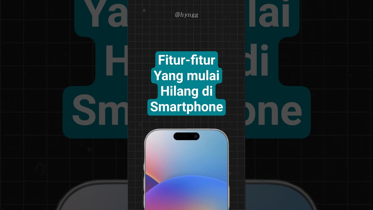 Fitur-fitur ini mulai pada hilang di Smartphone #smartphone #technews #technewsupdates