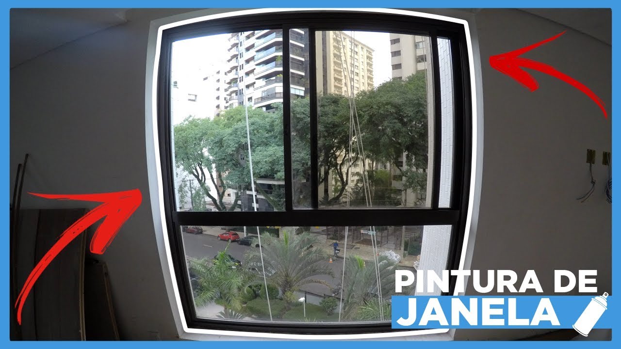COMO PINTAR JANELAS DE ALUMÍNIO COM SPRAY