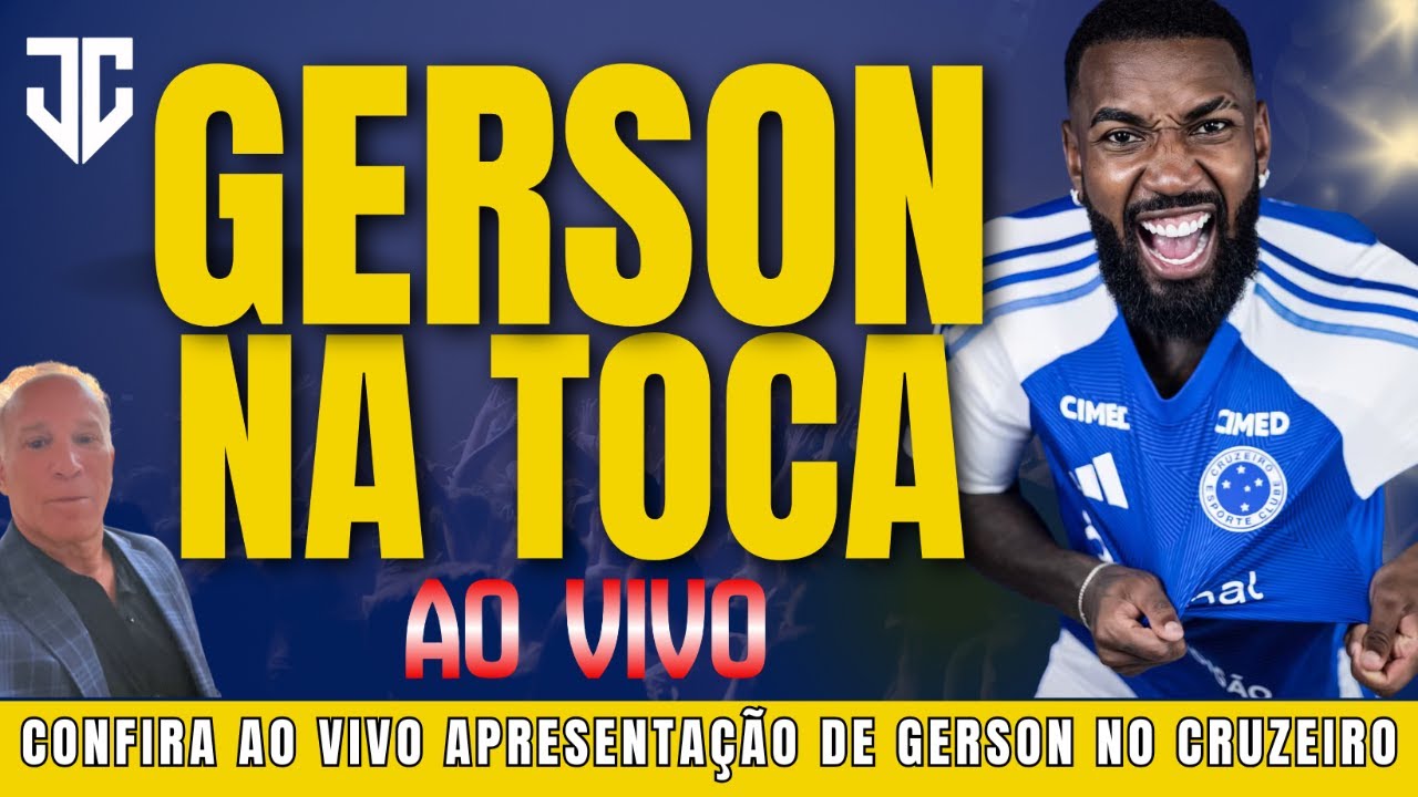 GERSON SE APRESENTA AO CRUZEIRO E AUMENTA EXPECTATIVA DA CHINA AZUL!