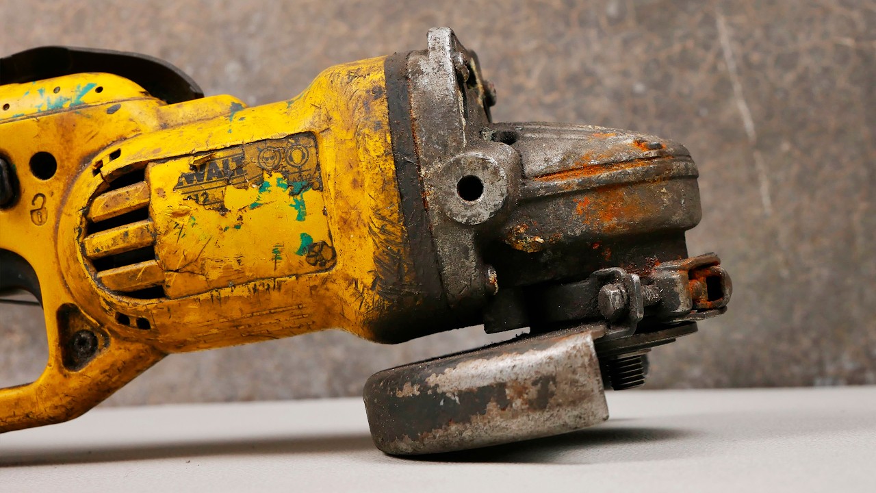 Dewalt DCG412 18V cordless grinder Restoration and renovation