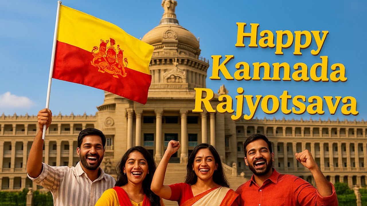 &ldquo;Kannada Rajyotsava &ndash; The Pride and Glory of Karnataka 🇮🇳❤️💛&rdquo;