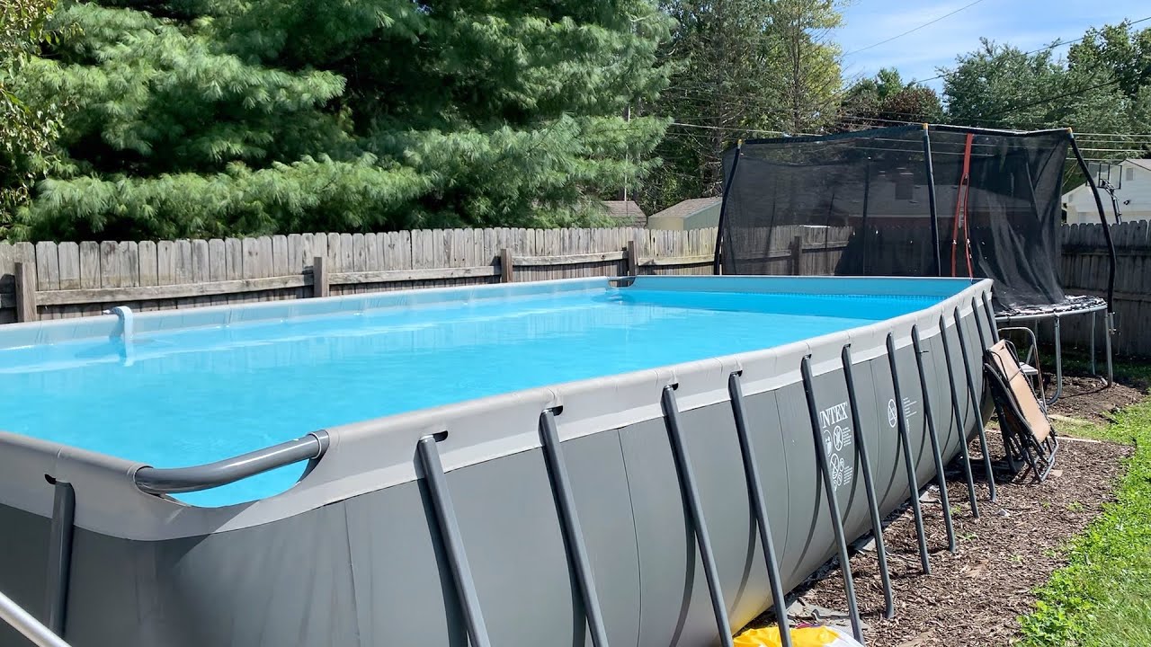 Closing and Winterizing my Intex Ultraframe Above Ground Pool