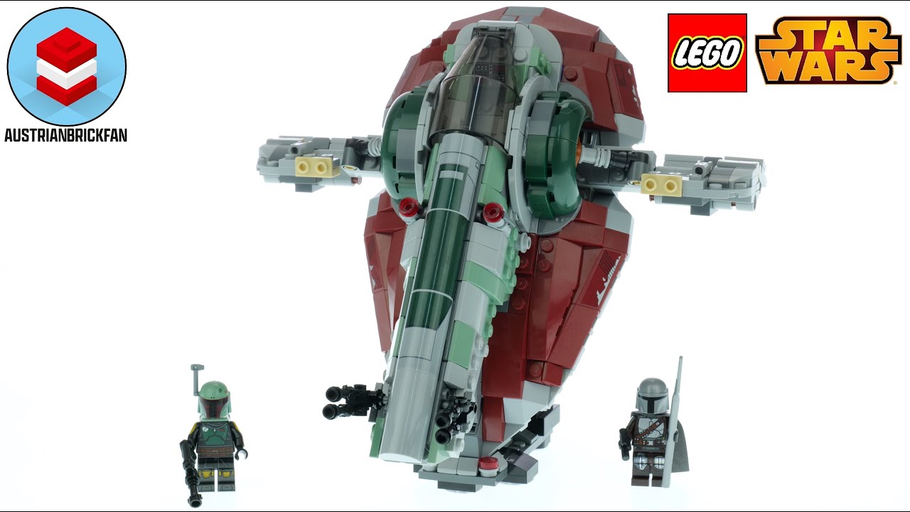 LEGO Star Wars 75312 Звездолет Бобы Фетта Скоростная сборка