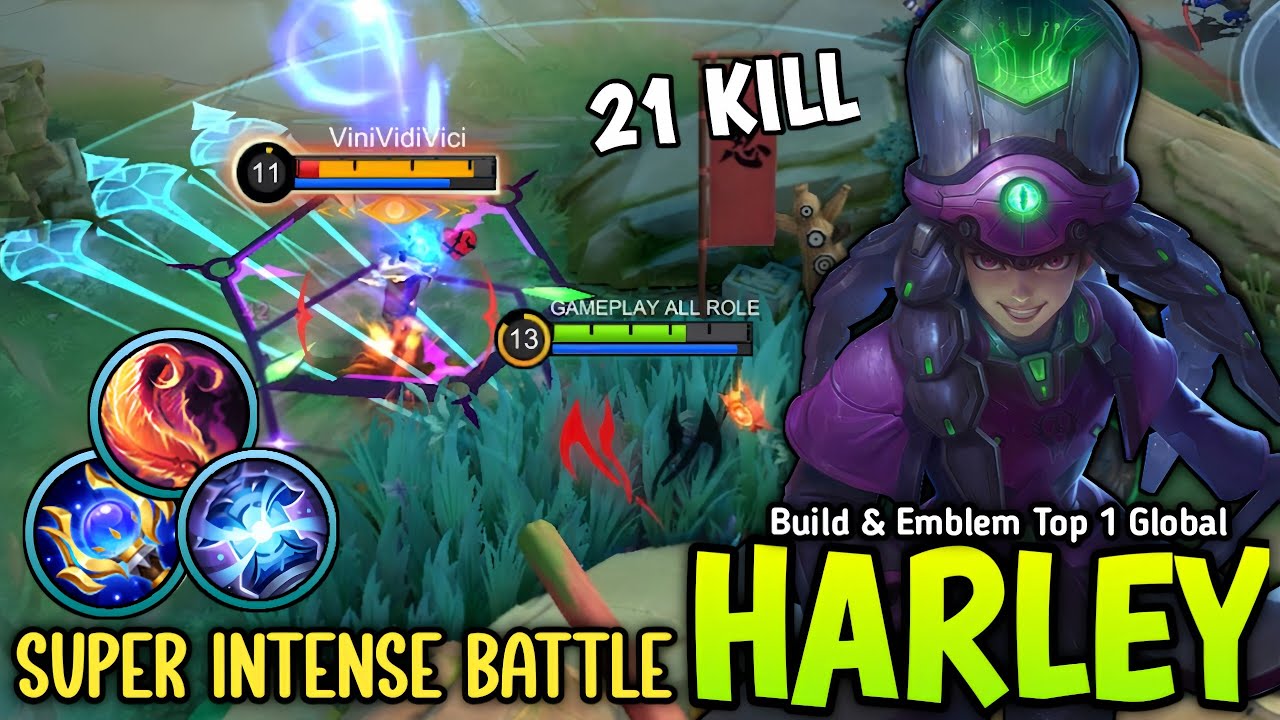 Harley New One Shot Combo Build is Broken Damage (MUST TRY) - Build Top 1 Global Harley