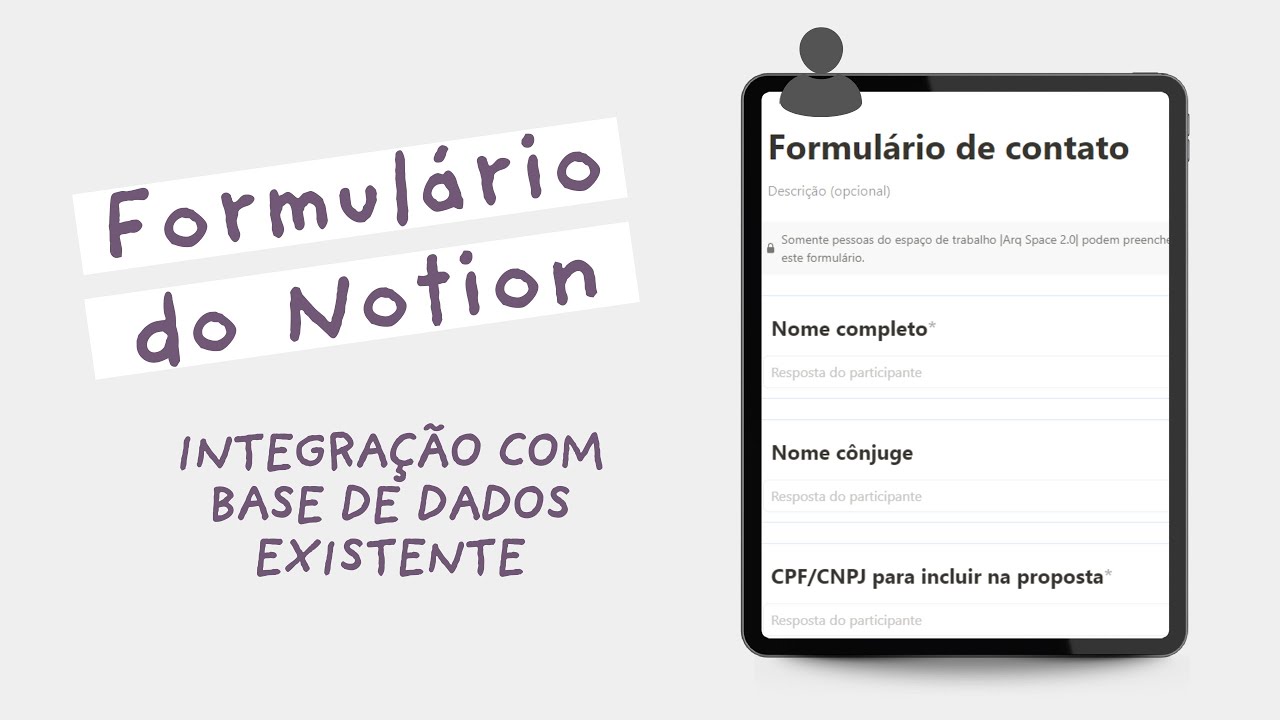 FOMULÁRIO no NOTION - COMO VINCULAR COM UMA BASE EXISTENTE