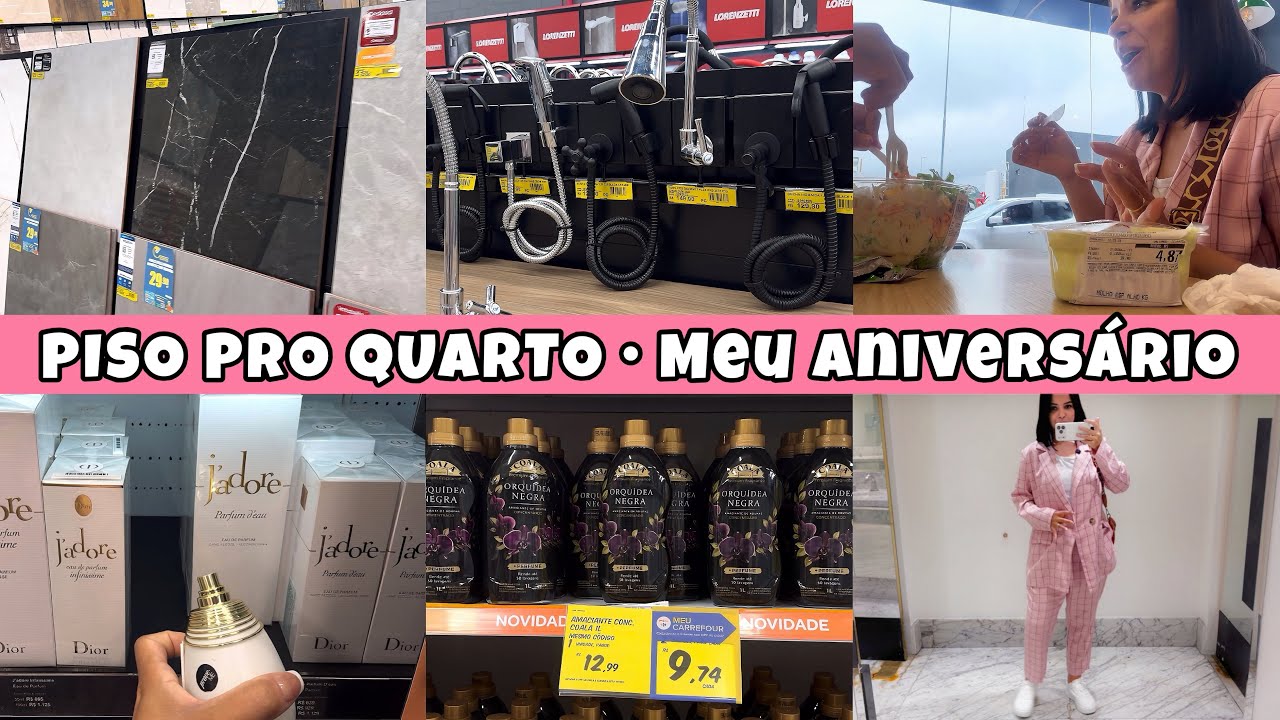 Duchinha pro banheiro, piso pro quarto, passando o dia do meu aniversário comigo 🩷✨