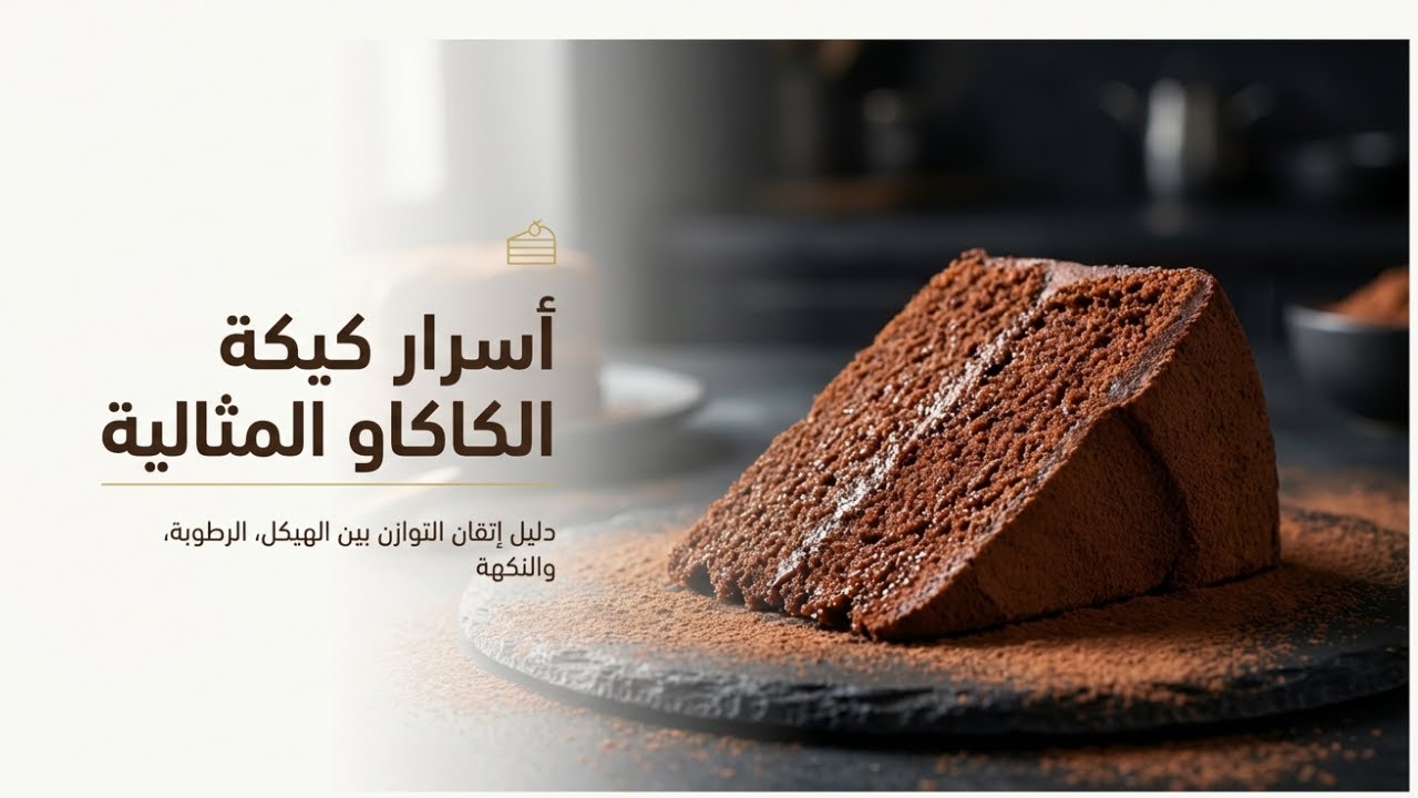 أسرار كيكة الكاكاو المثالية