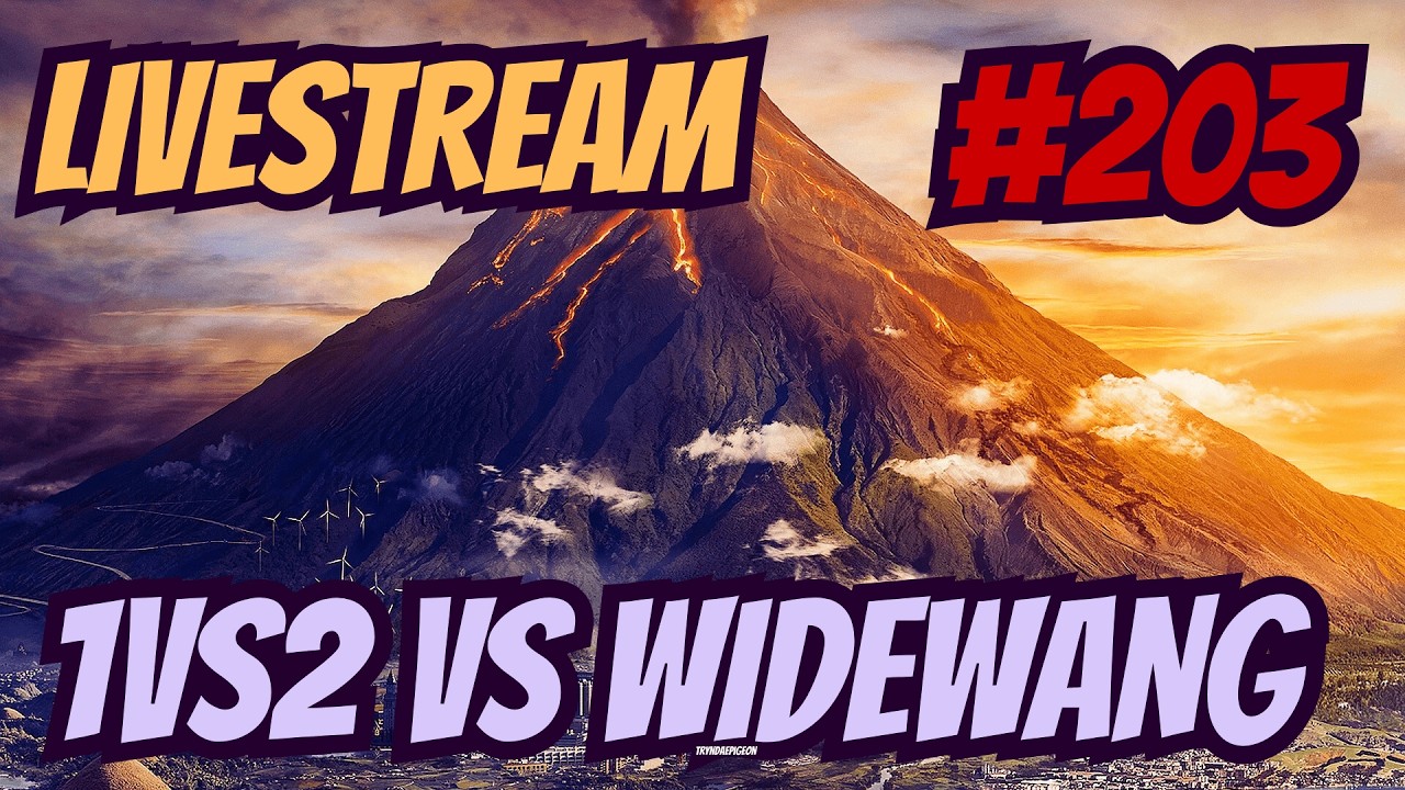 1vs2 vs drunk Wide Wang | Livestream #203