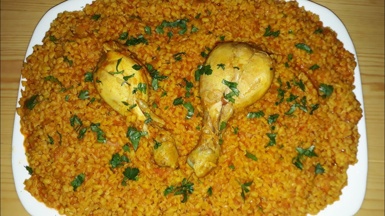 Boulgour turc  au poulet recette très bonne à ne pas rater et à tester absolument