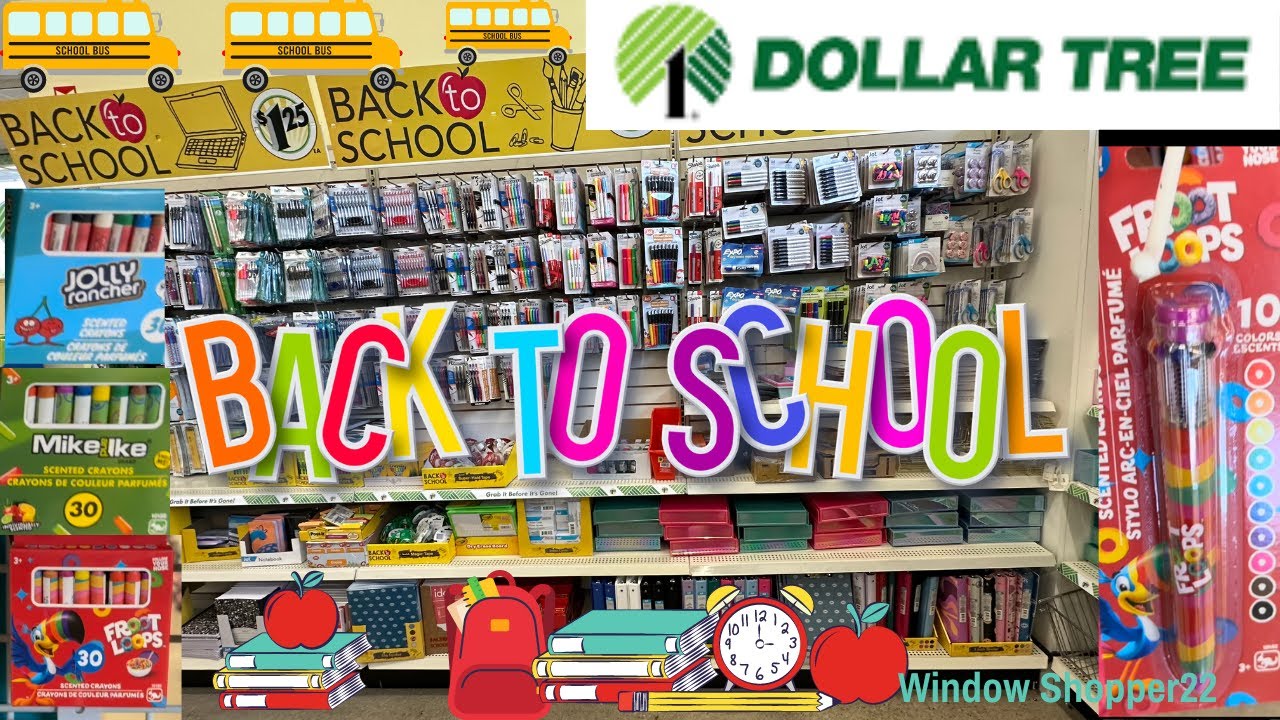 DOLLAR TREE BACK TO SCHOOL | BROWSE WITH ME 