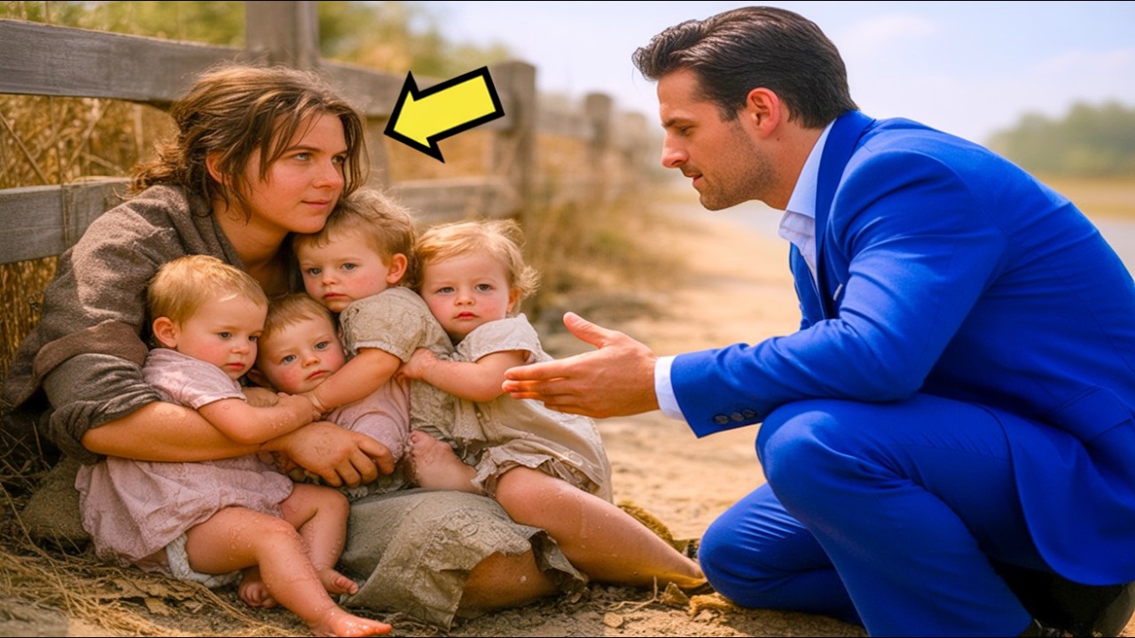 НЯМА ДА ТЕ НАРАНЯ… КАЗА МИЛИОНЕРЪТ НА ЖЕНАТА, КОЯТО ВИДЯ НА ПЪТЯ С ЧЕТИРИЗНАЦИ