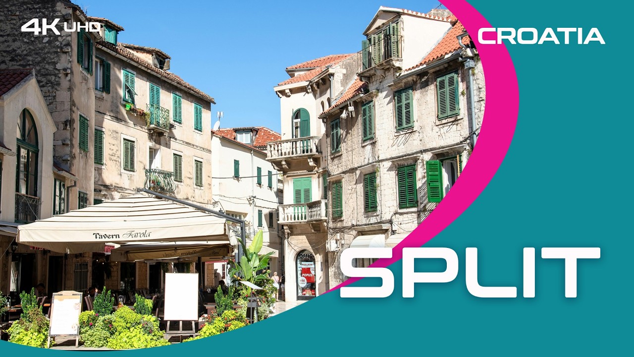 🇭🇷 Split, Croatia: The old town walking tour