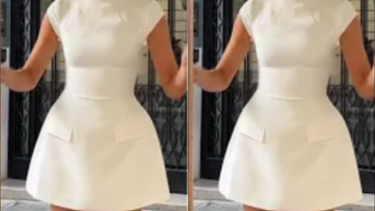 How to make a stylish A line dress