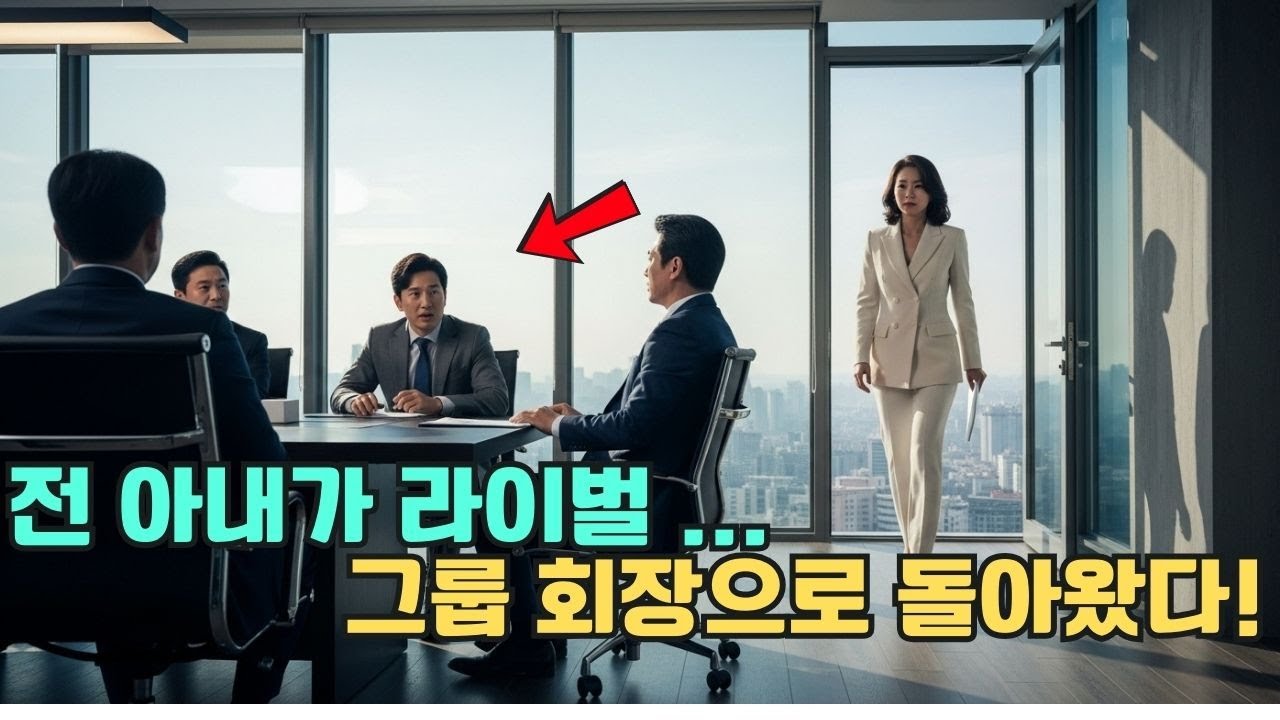 서툰 아내를 버리고 슈퍼모델과 재혼한 총재, 주주총회에서 전 아내가 라이벌 그룹 회장으로 등장하다!