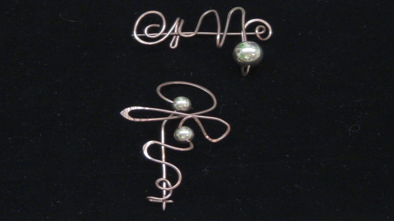 Forge A Brooch From A Length Of Wire