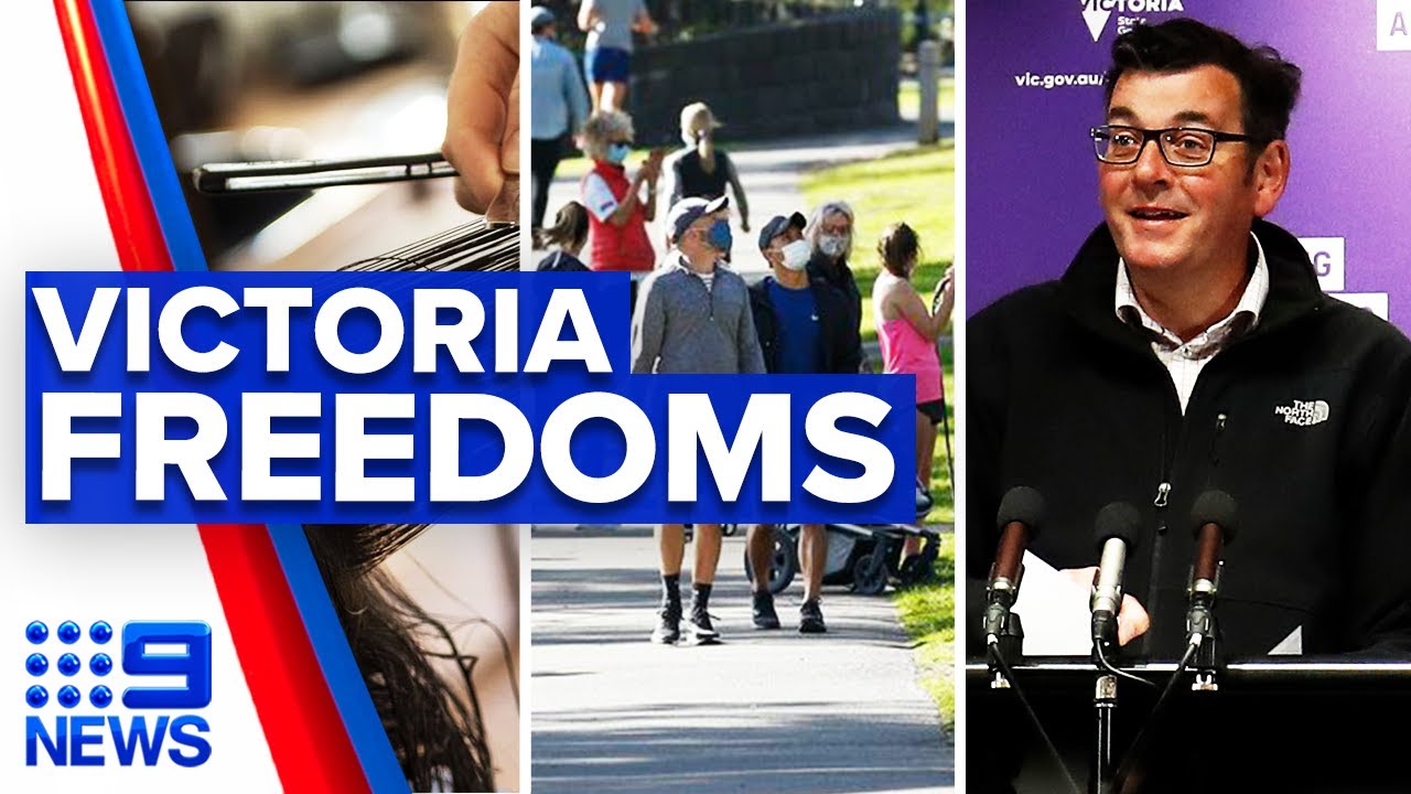 Coronavirus: Victoria lockdown restrictions to ease from midnight | 9 News Australia