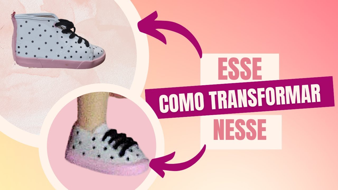 COMO FAZER TÊNIS DE BISCUIT /TÊNIS DE POÁ - BISCUIT / TÊNIS INFANTIL DE BISCUIT