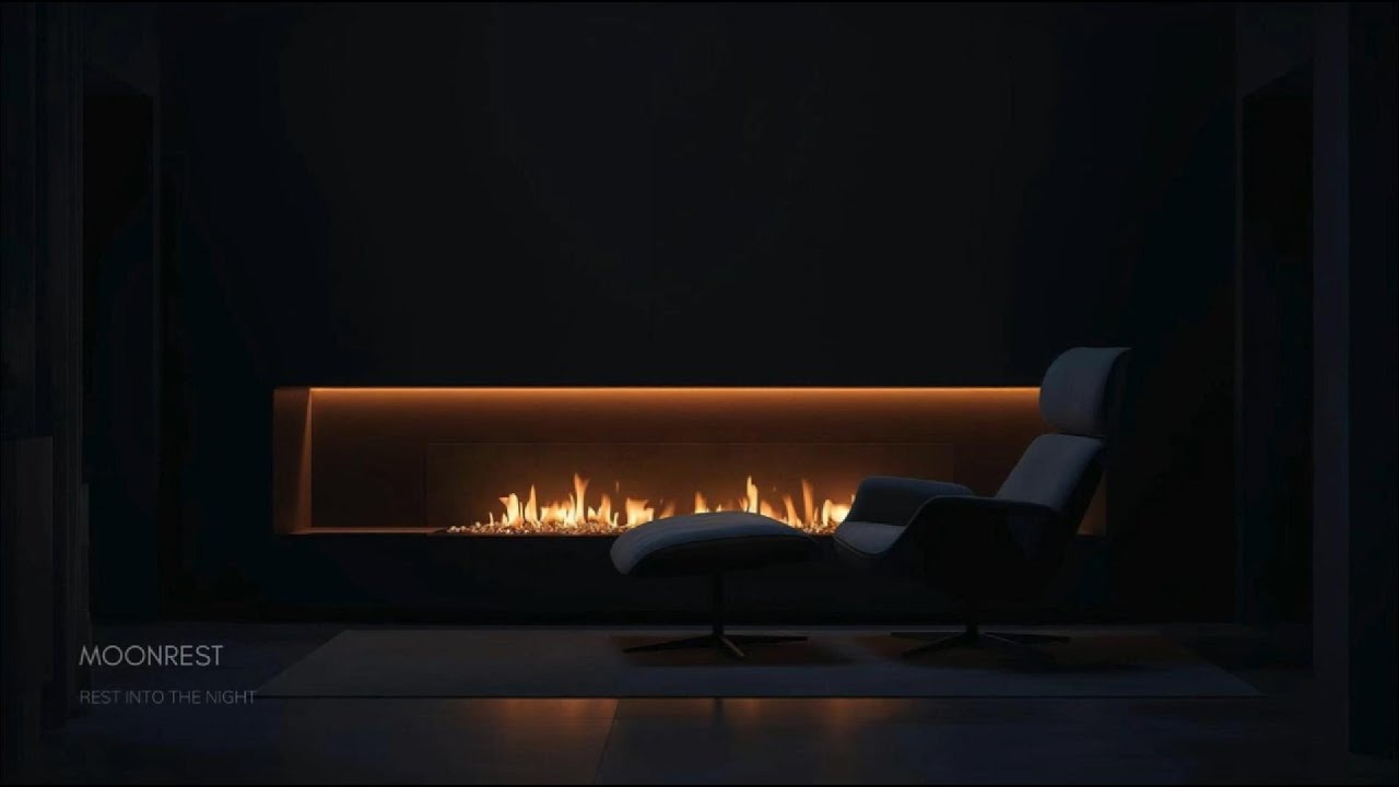 🌙 Firelight in a Silent Room | Deep Sleep Music with Gentle Warmth | Moonrest Radio 🌙