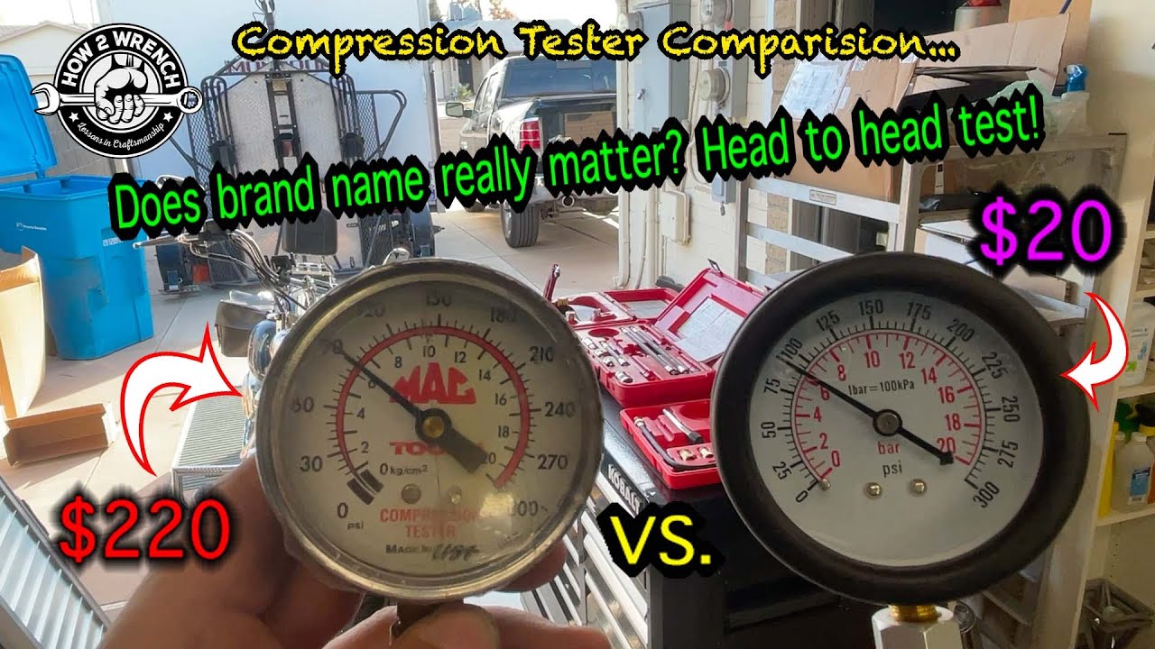 Import vs Mac and SnapOn Compression tester comparison  #mac #snapon #amazondeals #harborfreight