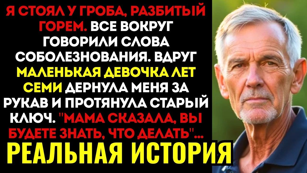 На похоронах жены ко мне подошла незнакомая девочка и прошептала: 