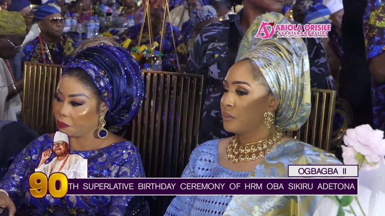 18carat Gold gang storm the 90th birthday and 64th coronation ceremony of Awujale.