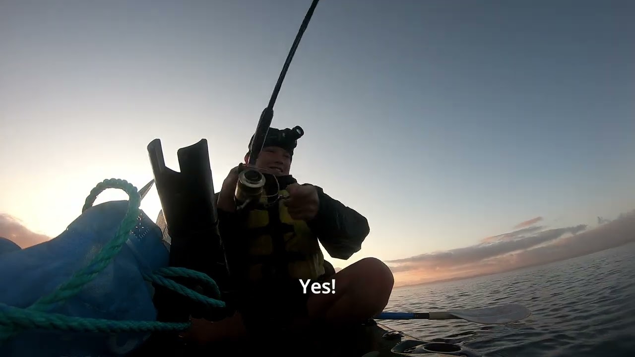 All-action Early Morning Kayak Fishing