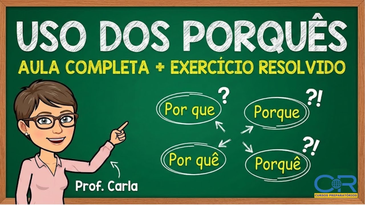 Uso dos Porquês: Quando usar cada um? | Aula Rápida e Prática