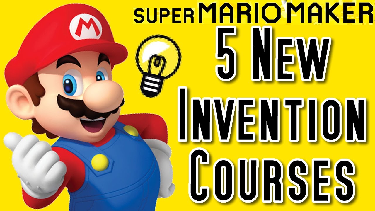 Super Mario Maker TOP 5 NEW MOST ORIGINAL Courses (Wii U)