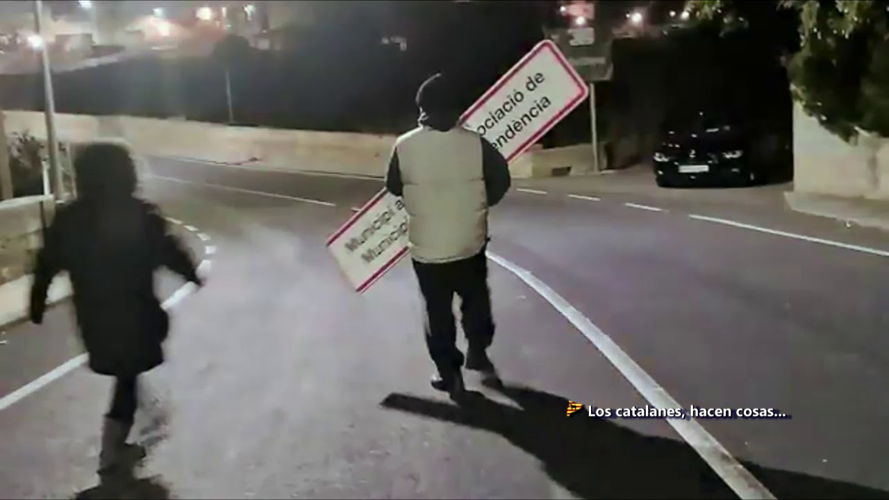 Resitencia Alta Tabarnia, limpia de basura secesionista Montbió, Riudecanyes y Riudoms