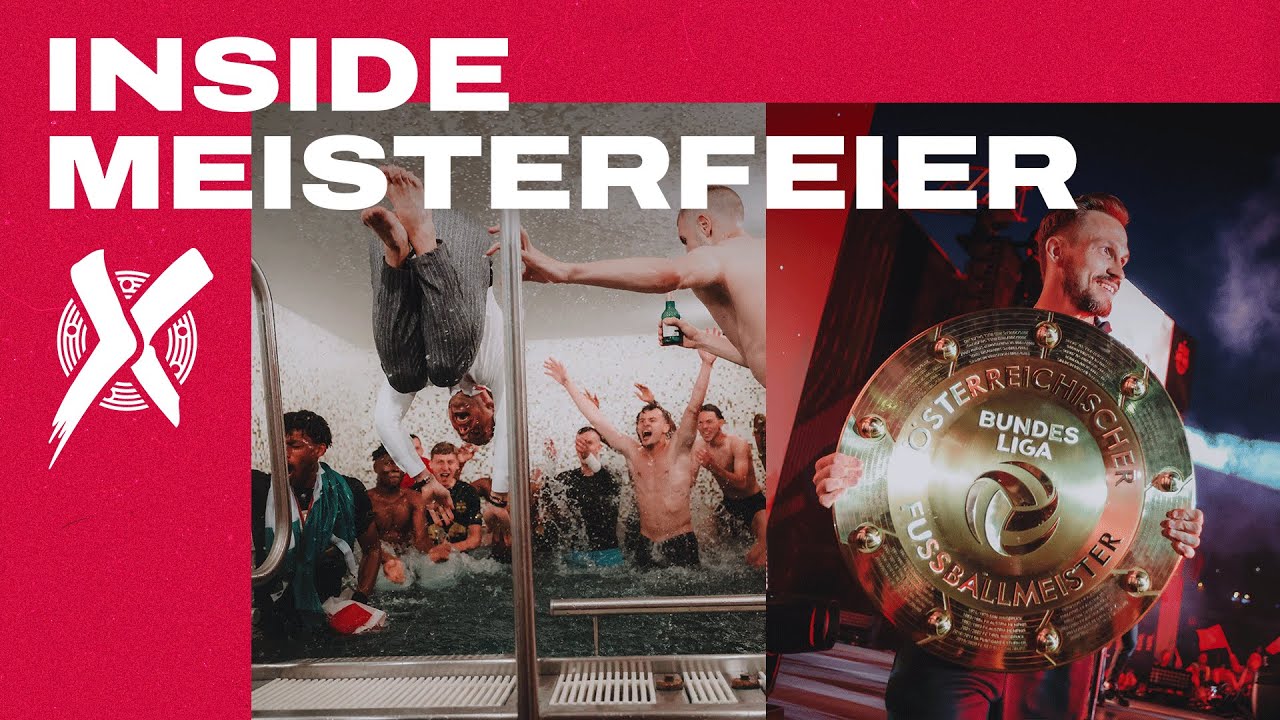 INSIDE MEISTERFEIER | Salzburg 3-2 Klagenfurt | Überraschungsgast bei der Meisterparty