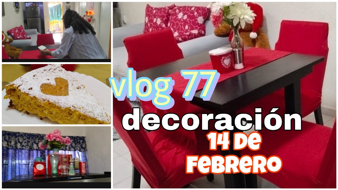 Decoración del 14 de febrero/torta de elote para el día 