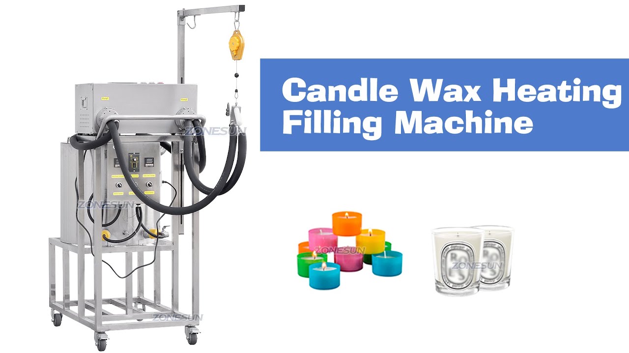 How to use ZS-GTCD2H Candle Wax Heating Filling Machine