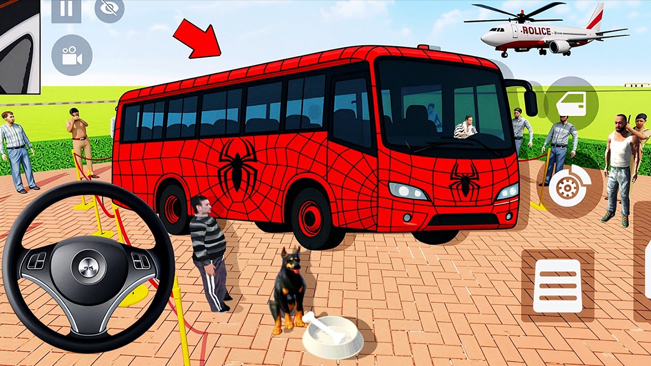🤑Indian Thift Auto Simulator🤩Indian Showroom Purchase😯Modified Lexry Spiderman BUS And Bike🥳Game
