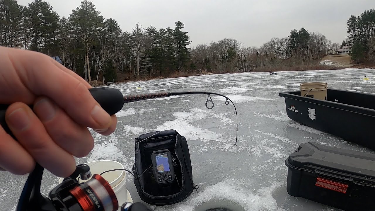 Ранняя подледная рыбалка с Garmin Striker 4