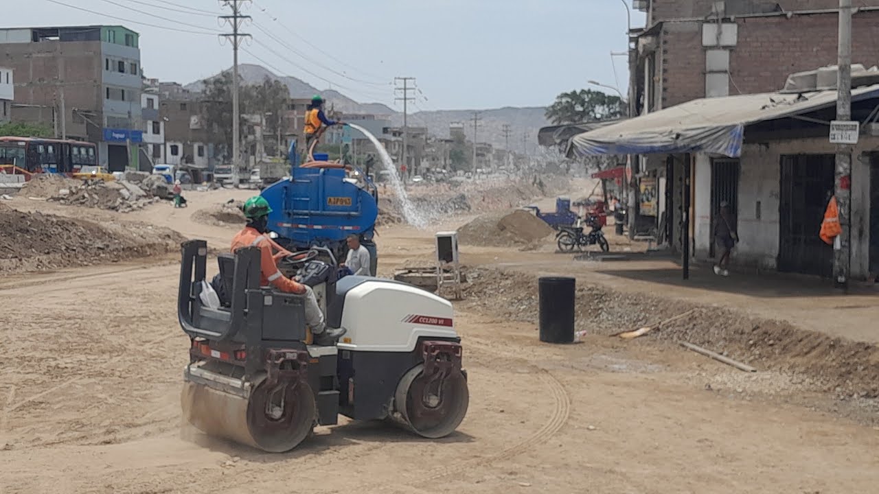 Seguimos con los AVANCES DE OBRAS DE LA VIA RAPIDA JUAN PABLO II.Rumbo a Villa Maria del Triunfo
