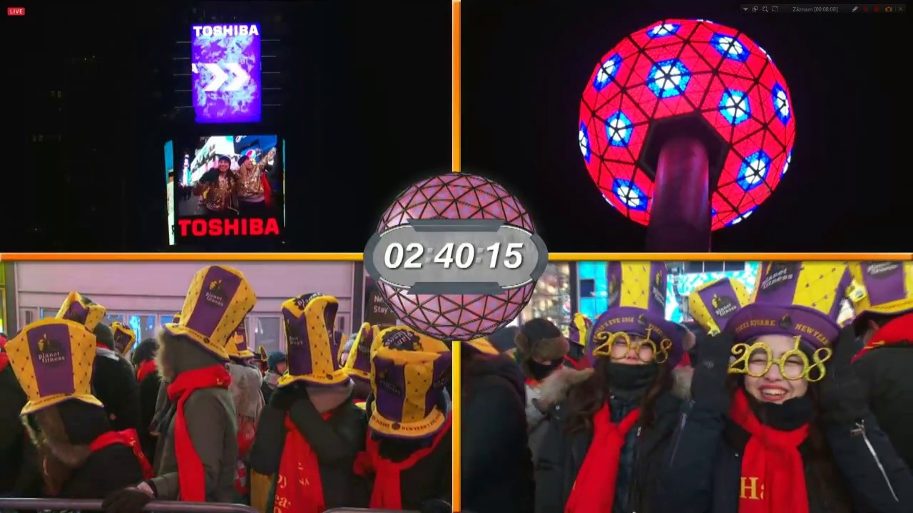 New Years Eve 2018 - Singer and New York views, 3 hours before
