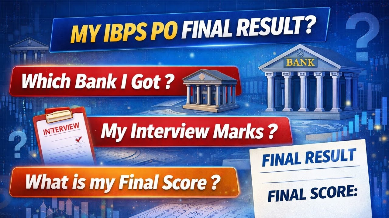 My IBPS PO Final Result 🧿♥️ || Bank I got ? 🤔 || Interview marks ? ❤️ || #ibps #ibpspo 