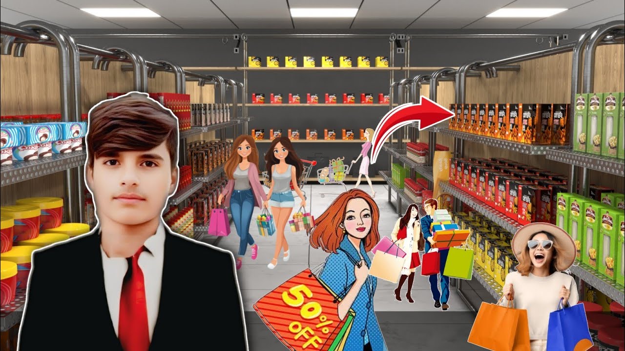$ 5,000 store 😍 my supermarket crazy video [supermarket simulator ]
