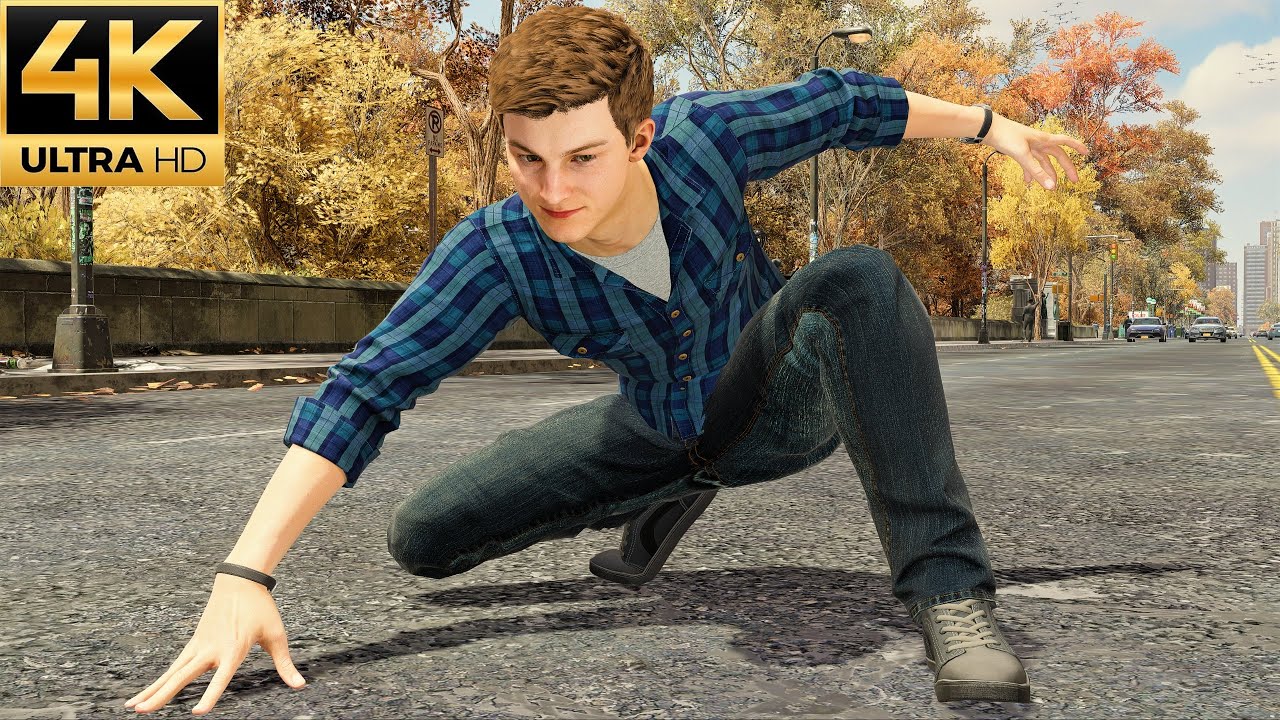 Spider-Man Remastered PC - Peter Parker Free Roam Gameplay Mod (4K 60FPS)