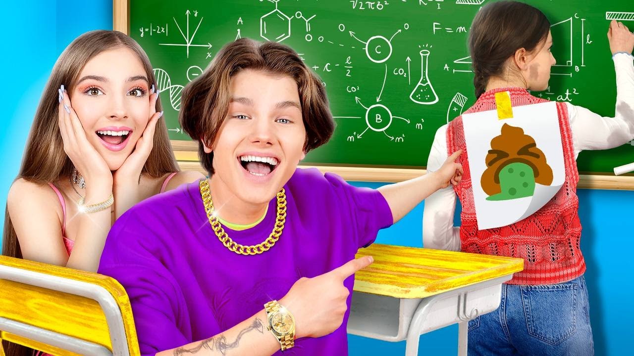 Menina Pobre Em Escola de Rico! Como Fazer Amizade Com Alunos Ricos em 24 Horas