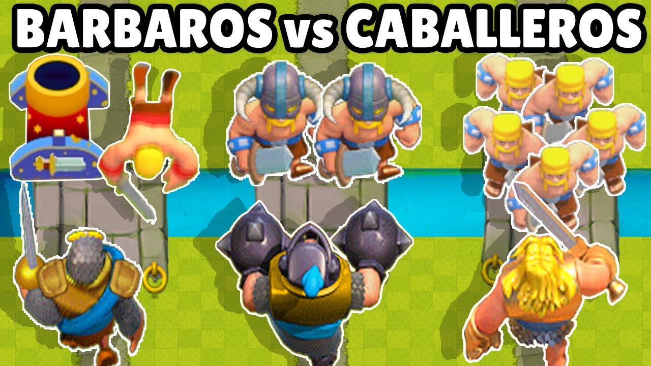 BARBAROS vs CABALLEROS | CUAL ES EL MEJOR? | OLIMPIADAS de CLASH ROYALE