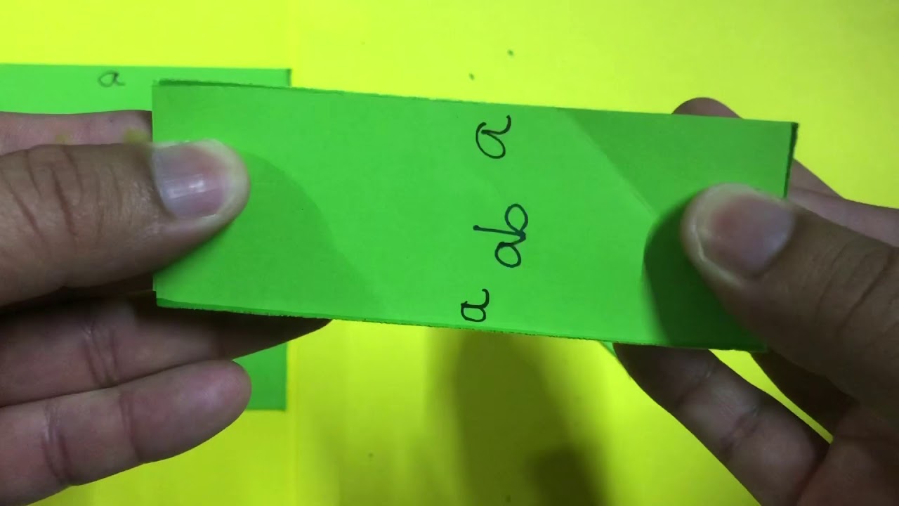Demostración geométrica del cuadrado de un binomio con dobleces.